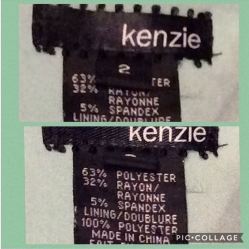 KENZIE Green Crop BLAZER With FRINGE Size 2 - Picture 5 of 10